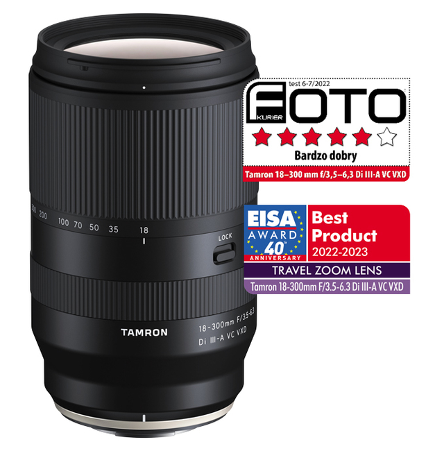 腾龙18–300mm f/3.5–6.3 Di III-A VC VXD半画幅超级变焦镜头
